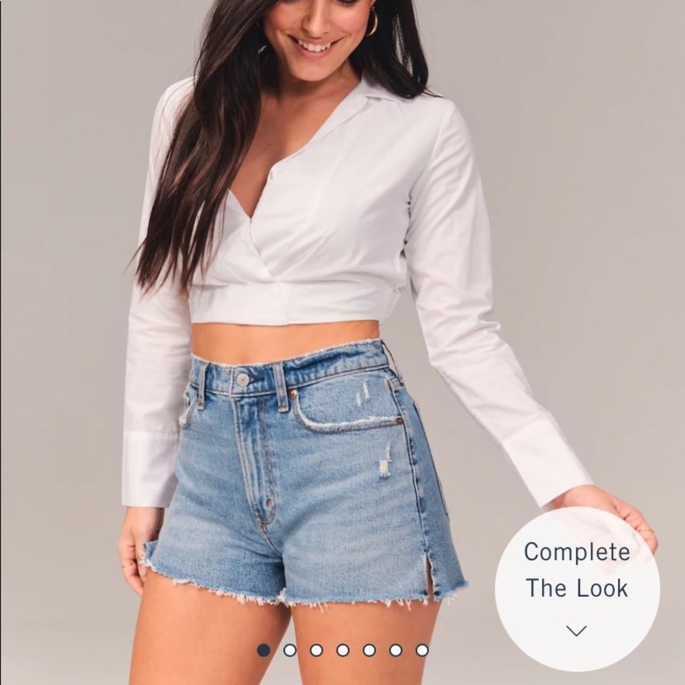 Abercrombie Curve Love Mom Short